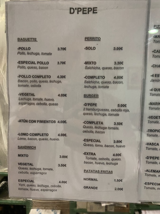 Pizzería D'Pepe